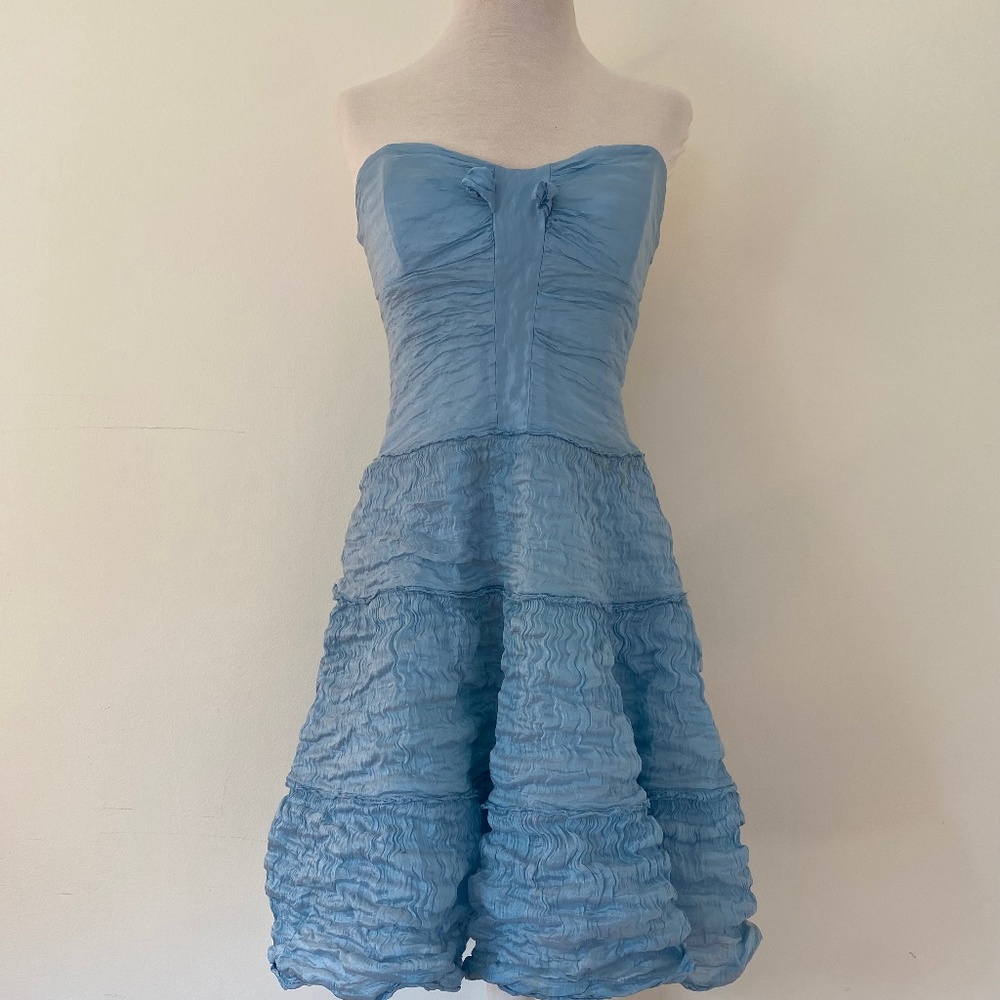 Nicole Miller blue cocktail dress